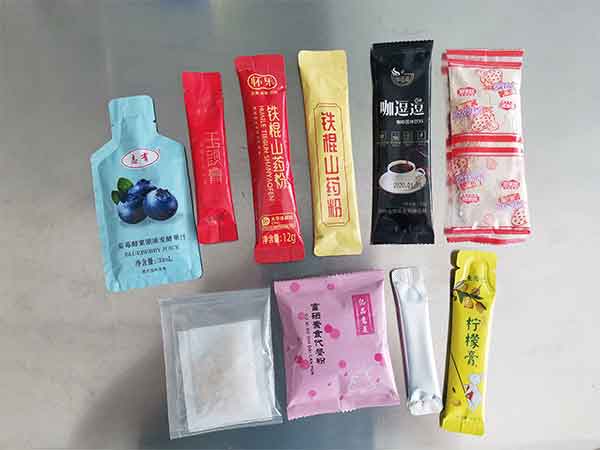 用户自带葛根粉来厂现场试机的包装效果